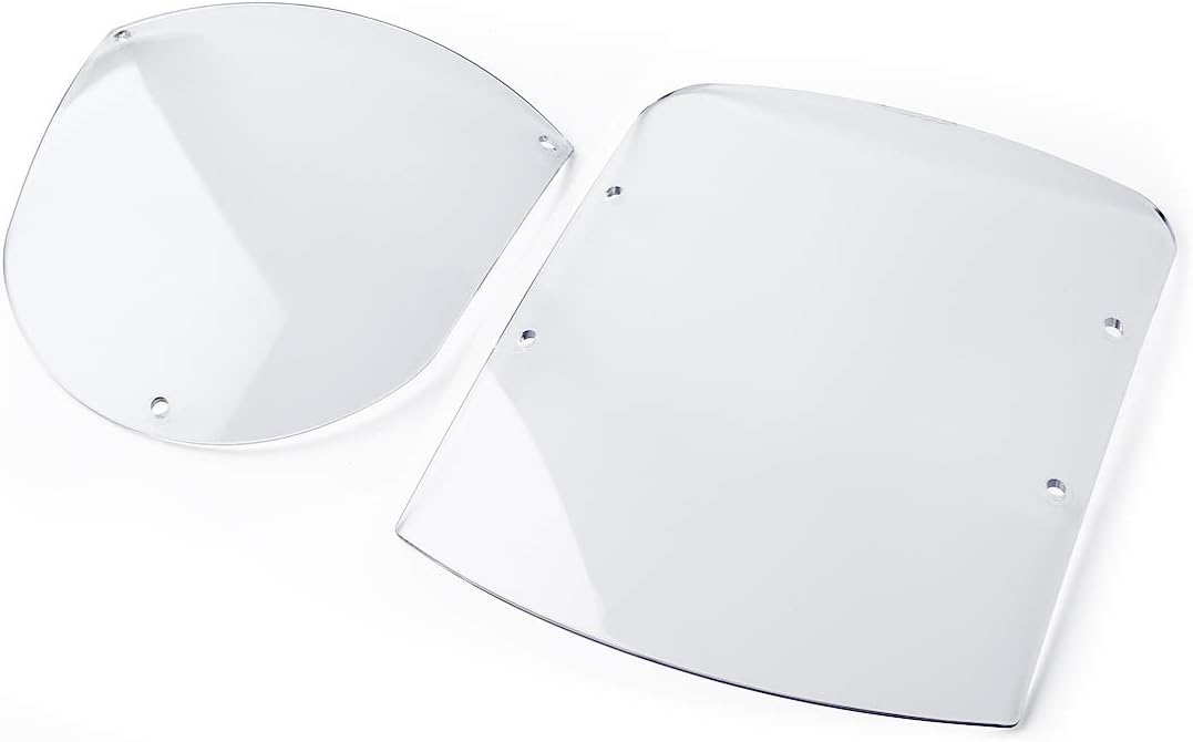 Kit de carenado transparente para parabrisas XMT-Moto para Harley 1988 y posteriores XL, 1986-1994 FXR y Dyna 1995-2005