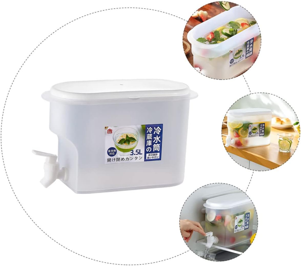 Frigorífico Hervidor de agua de plástico Jarra de agua de plástico Jarra de jugo de plástico Jarra de jugo de bebidas heladas Refrigerador