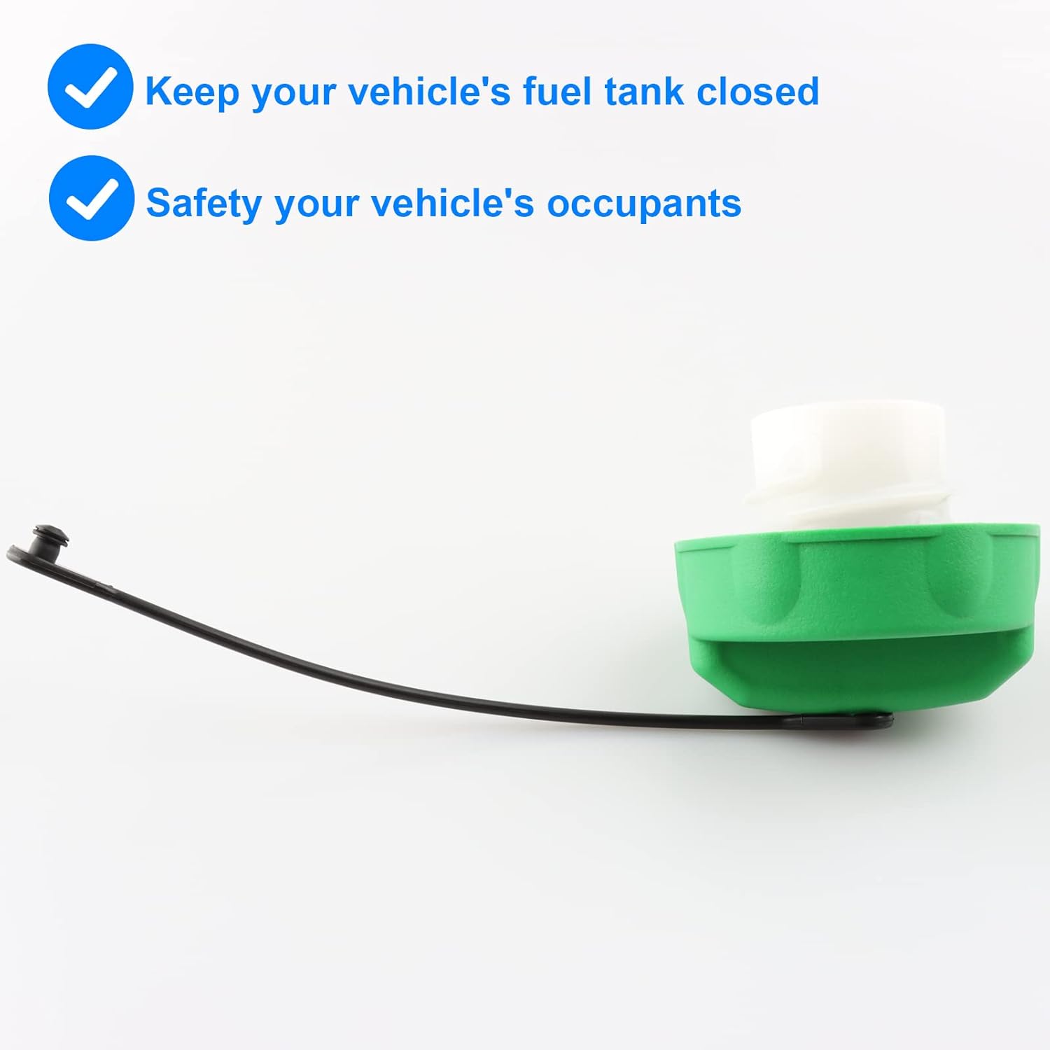 Tapa de gasolina verde de repuesto 52013994AB compatible con Dodge Jeep Ram Diesel – Ram 2500 2011-2012, Ram 3500 4500 5500 2011-2022, Dodge Ram