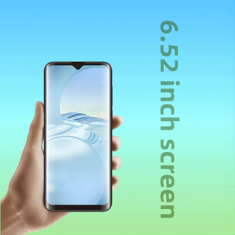Pantalla de 6.52 pulgadas, Reno5Pro +, teléfono inteligente Android, tarjeta SIM dual, 1G RAM 16G ROM, solo compatible con banda de frecuencia de