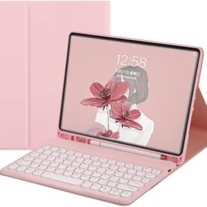 Funda de teclado para Galaxy Tab S9 FE PlusTab S9 Plus de 12.4 pulgadas, versión 2023, funda delgada tipo folio con soporte para bolígrafo S, Funda de teclado para Galaxy Tab S9 FE PlusTab S9 Plus de 12.4 pulgadas, versión 2023, funda delgada tipo folio con soporte para bolígrafo S,