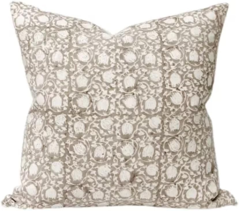 Juego de fundas de almohada decorativas modernas (4 fundas de almohada), estilo de transición, duradero, los tamaños varían 22 x 22, (2X) 20 x 20,