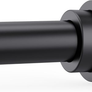 Barra de cortina de ducha, 31 a 40 pulgadas, no se oxida, antideslizante, ajustable, barra de cortina de tensión, sin necesidad de taladrar, para Barra de cortina de ducha, 31 a 40 pulgadas, no se oxida, antideslizante, ajustable, barra de cortina de tensión, sin necesidad de taladrar, para