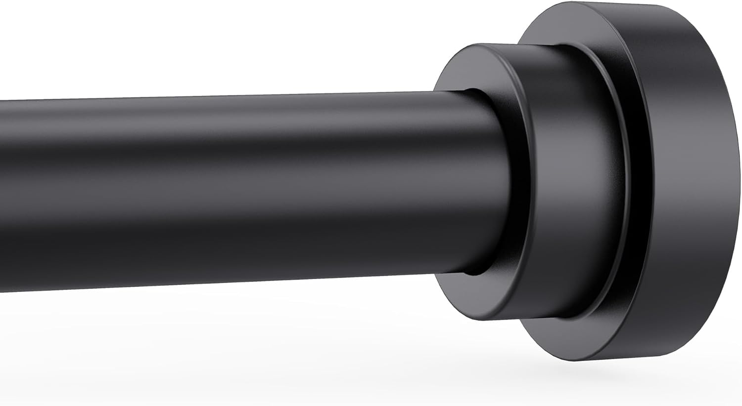 Barra de cortina de ducha, 31 a 40 pulgadas, no se oxida, antideslizante, ajustable, barra de cortina de tensión, sin necesidad de taladrar, para