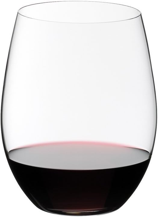 Riedel O Stemless – Copas de vino sin cristal, color cabernetmerlot (6 unidades)