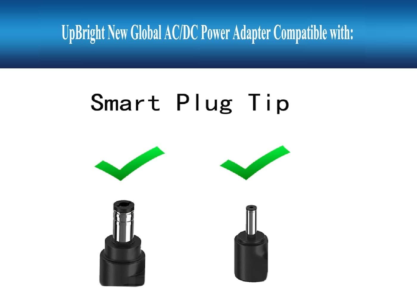UPBRIGHT Adaptador de 12 V CACC compatible con O2 Cool 1054 1071 1053 FD10001 HD10001 FD10002 A N FD10002N0007 FD10006 FD10003A FD10001 Ventilador
