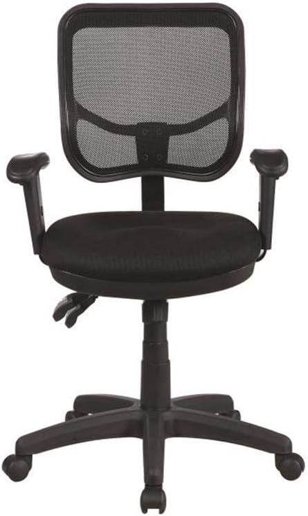 Coaster Furniture Silla de oficina Tela de malla negra 800019