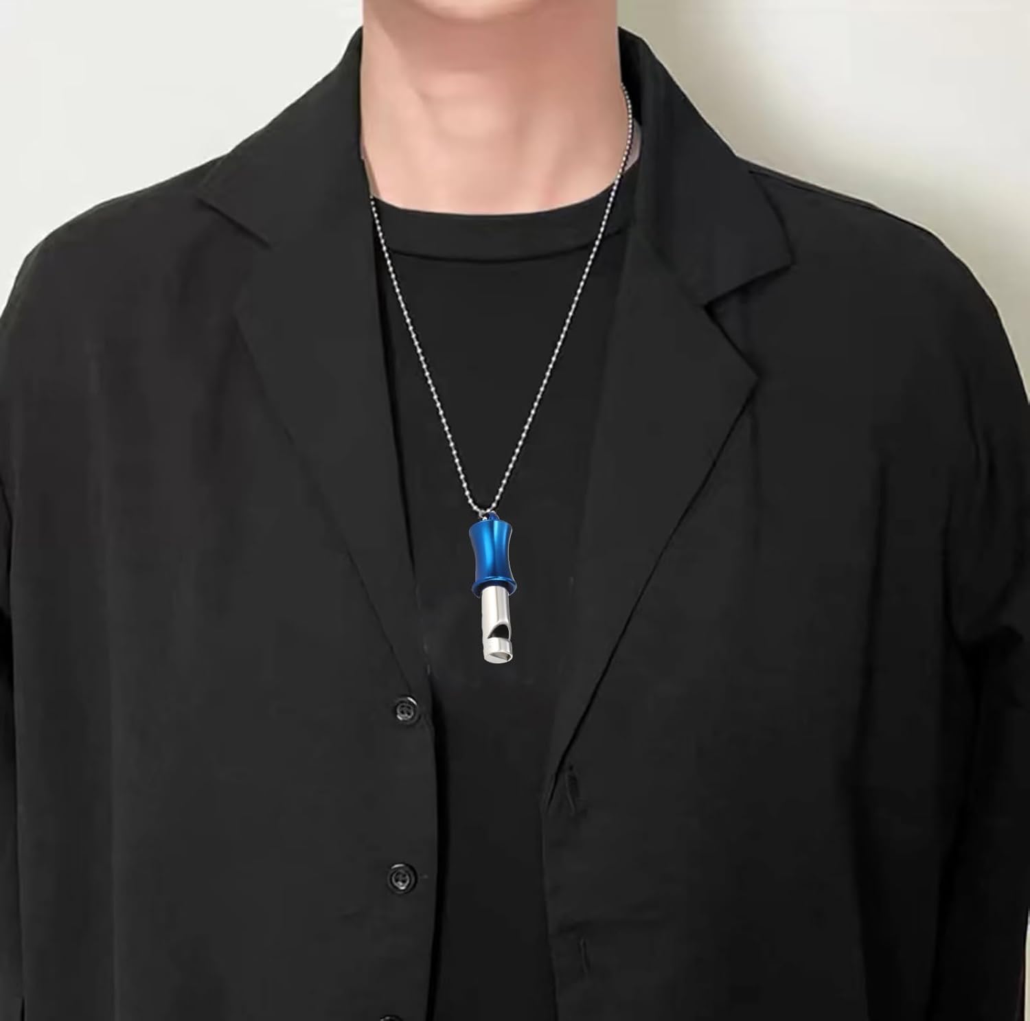 Collar para respirar la ansiedad, artículos para aliviar la ansiedad para hombres y mujeres, collar para dejar de fumar, collar con silbatos, collar