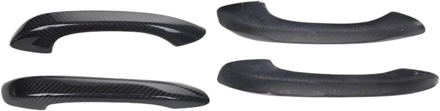 4pcs Carbon Fiber Door Handle Cover Trim Compatible with Porsche Macan 2014-2020 Door Handle Cover Car Accessory