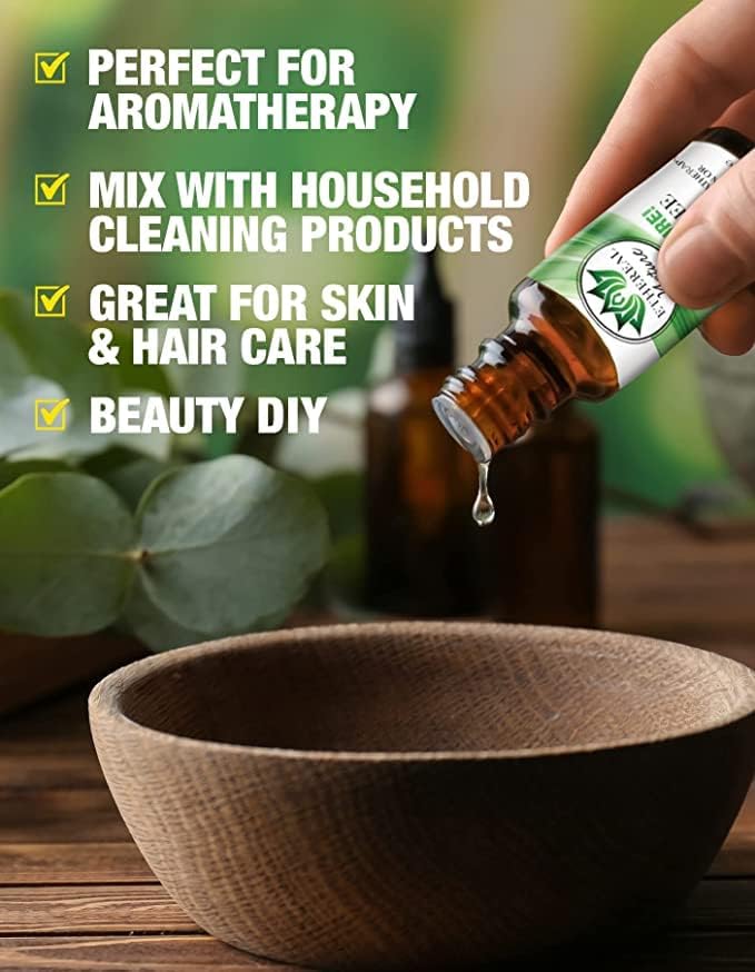 Ethereal Nature Aceite de árbol de té, perfecto para difusores de aromaterapia, cuidado de la piel o el cabello, belleza DIY, 4 onzas líquidas