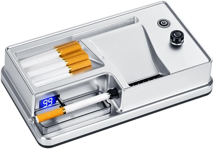 Rodillo de cigarrillos eléctrico, Máquina de laminación de cigarrillos de 6.50.315 in, Pausa de inducción inteligenteRecuento LED, Llenadora de