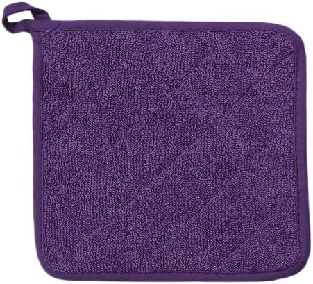 Juego de soportes para ollas de cocina, resistentes al calor, juego de agarraderas de algodón puro, salvamanteles, posavasos grandes, almohadillas