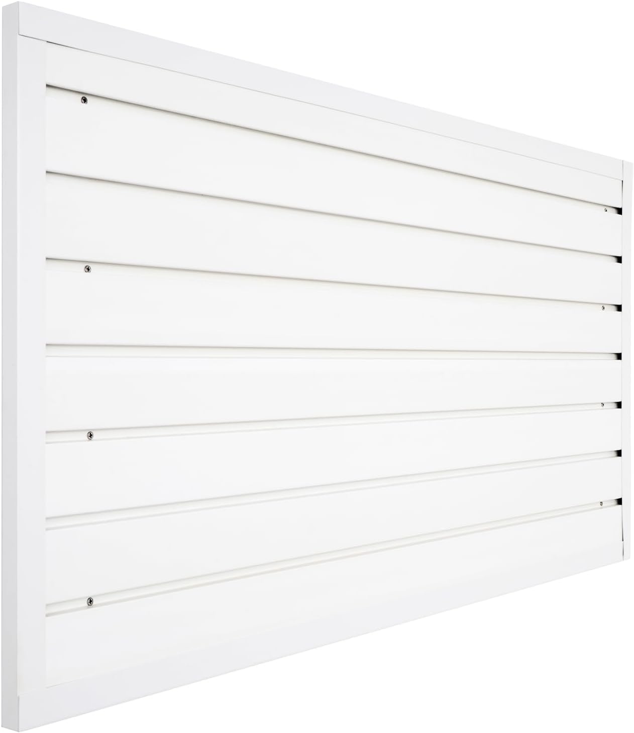 Slatwall Panel organizador de pared de garaje resistente montado en la pared, paneles de pared de PVC para pared de garaje y sistema de