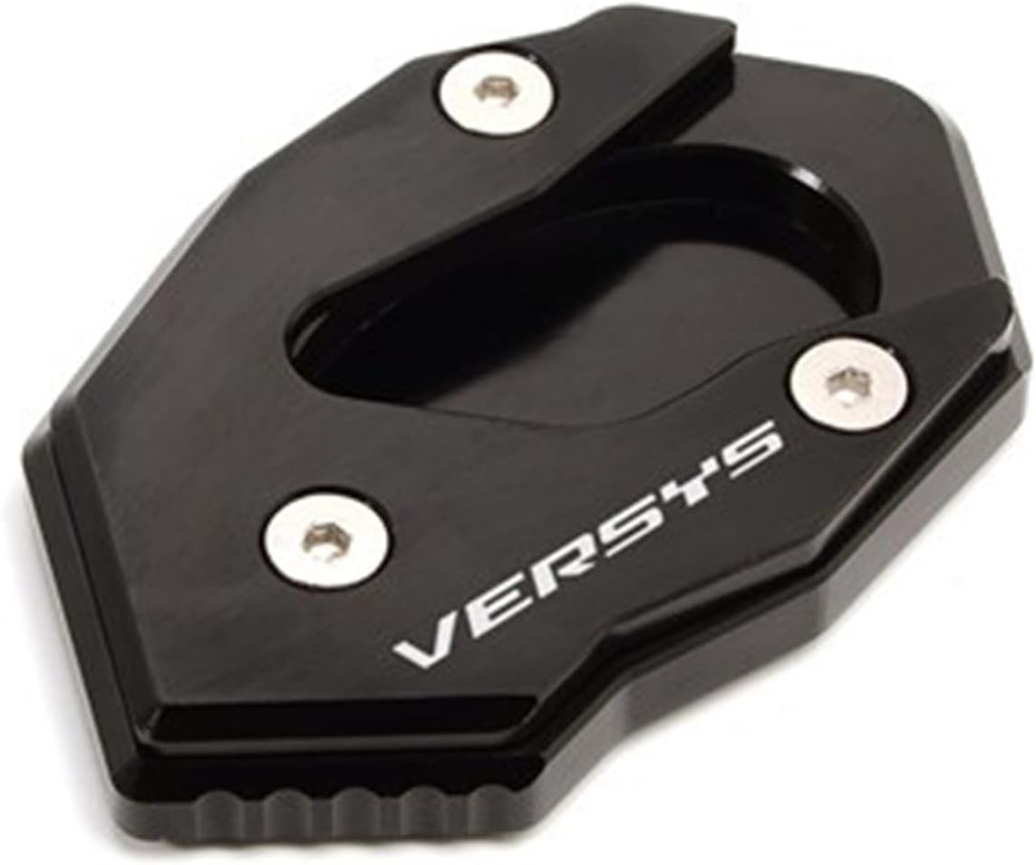 LCCDZ Kickstand Foot Side Stand Extension Pad Support Plate Compatible with Kawasaki Versys1000 VERSYS 1000 SE VERSYS X300 VERSYS X250 Accessories
