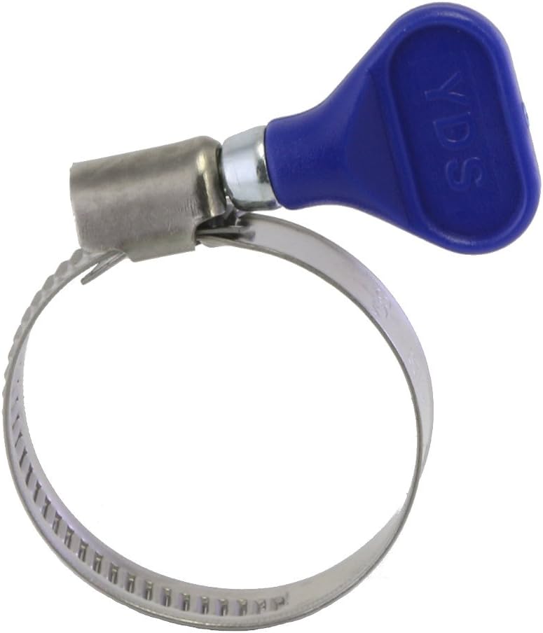 Abrazadera de manguera W2 de acero inoxidable, llave de giro, 0.984-1.575 in (1″ a 1-58″) diámetro ranger, 0.354 in ancho de banda (paquete de 10)