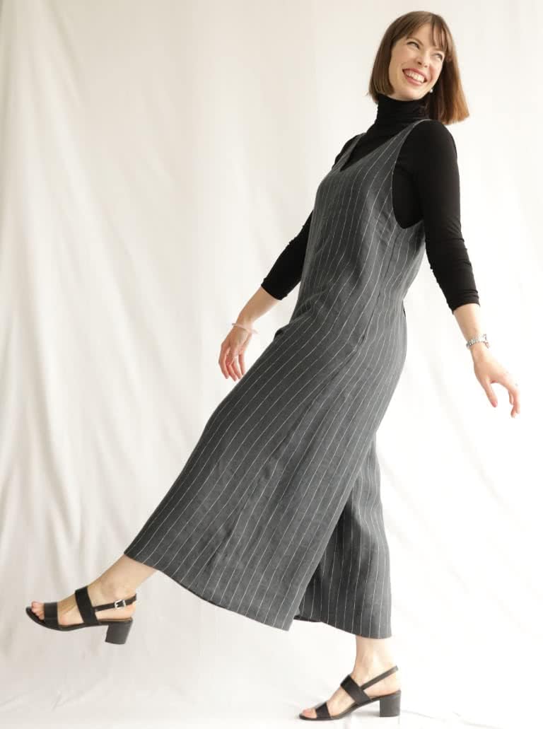 Patrón de costura estilo arco – Mono Norman (tallas 10-22)