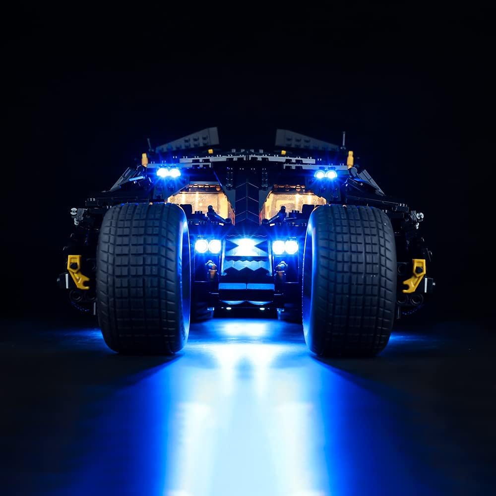 Kit de luces LED compatible con Lego 76240, kit de iluminación de construcción para (Batman Batmobile Tumbler). (solo kit de luz Led) (RC)