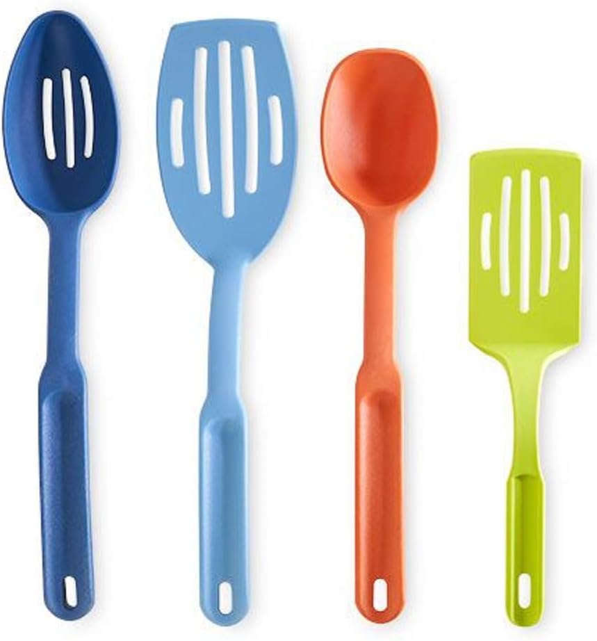 PAMPERED CHEF Nuevo modelo. #2436 JUEGO DE UTENSIL BÁSICO MULTI COLORES