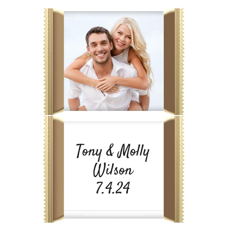 Picture Perfect Wedding Wrappers for Ghirardelli Chocolate Squares