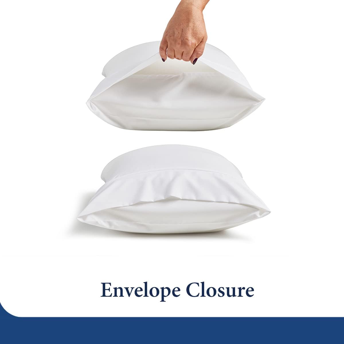 Cosy House Collection 1500 Collection – Juego de 2 fundas de almohada de lujo, supersuaves de calidad de hotel, sin arrugas, hipoalergénicas