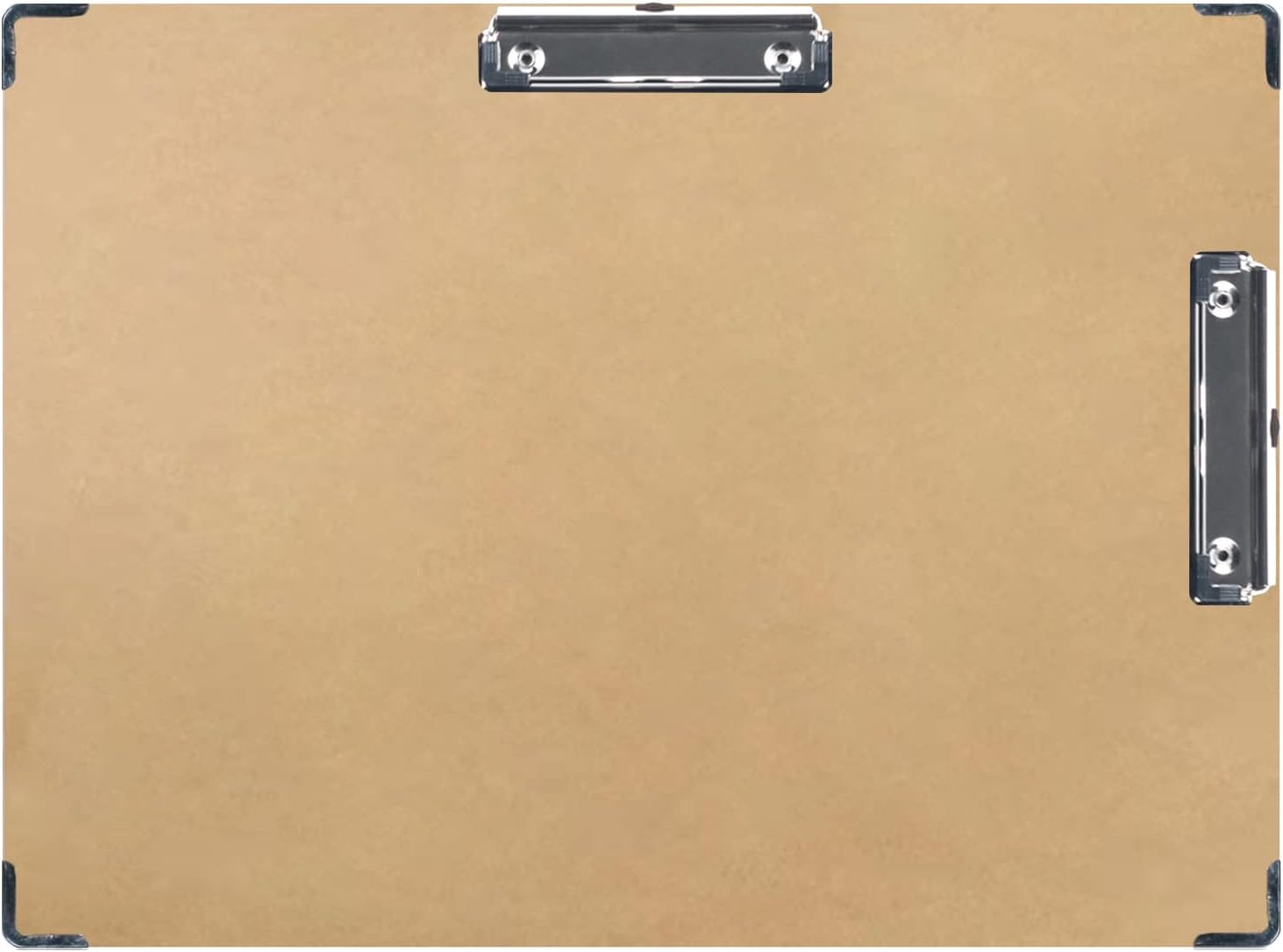 Tablero de dibujo de 17 x 24 pulgadas, doble clip con protector de esquina, tablero de dibujo duro para artistas, perfil bajo, portapapeles, paquete