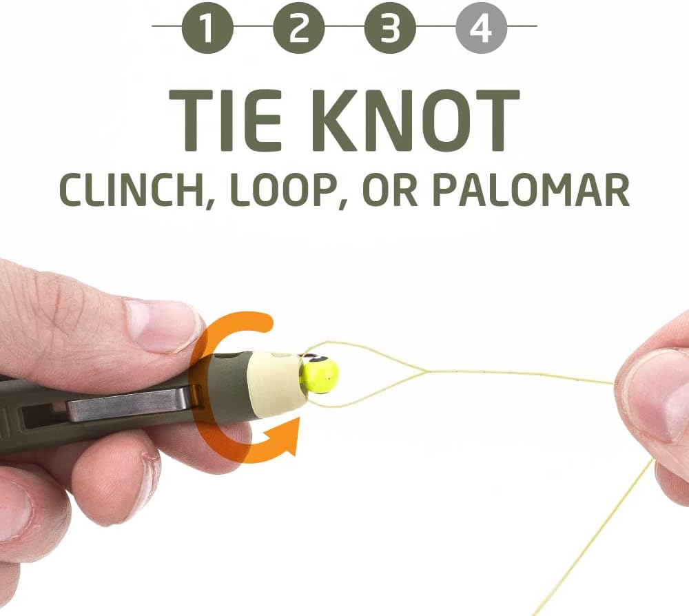 Accesorio de pesca original para atar nudos y anzuelos de pesca, cortaúñas de corte de línea (cordón de separación y junta tórica incluidos, para