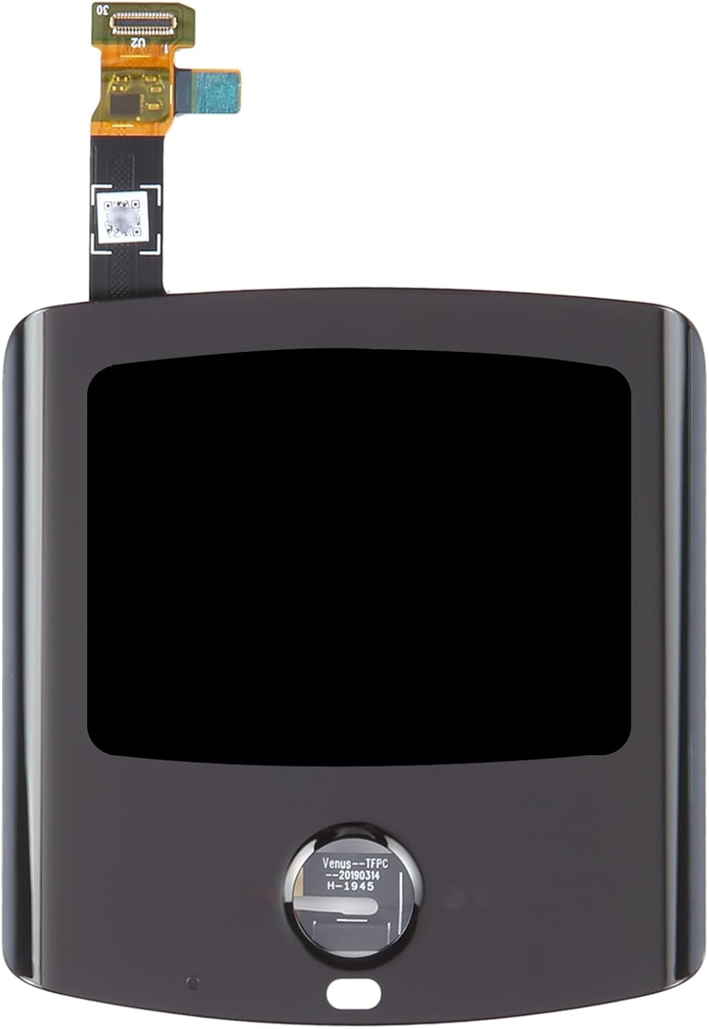 Reemplazo de pantalla LCD de teléfono celular Pantalla LCD secundaria para Motorola Razr 2019 con digitalizador Asamblea completa (negro) Accesorios