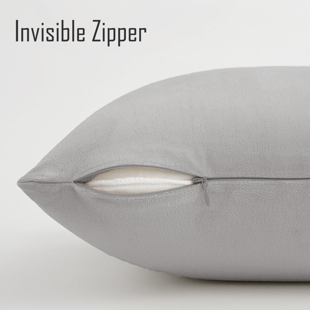QUORGVES Fundas de almohada decorativas de 12 x 20 pulgadas, fundas de almohada decorativas de 12 x 20 pulgadas, fundas de almohada decorativas de