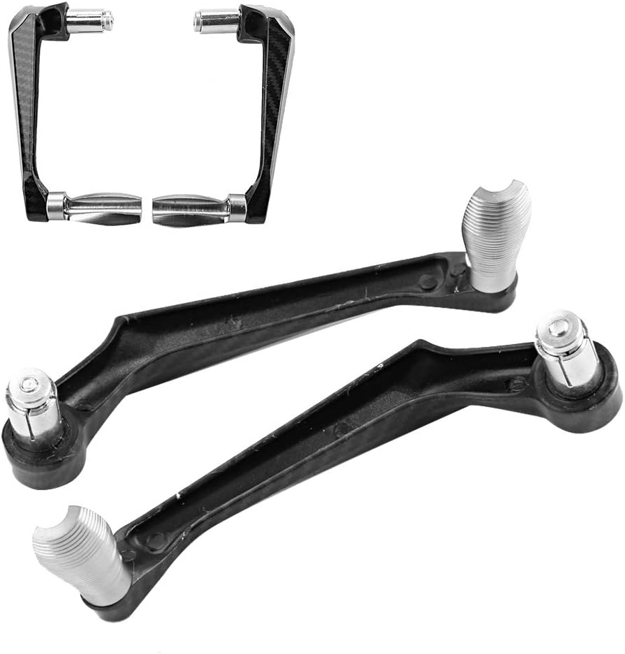 KIMISS Universal 78 in 22mm CNC aluminio manillar freno embrague palanca de mano protector para motocicleta, motocicleta, scooters, coches