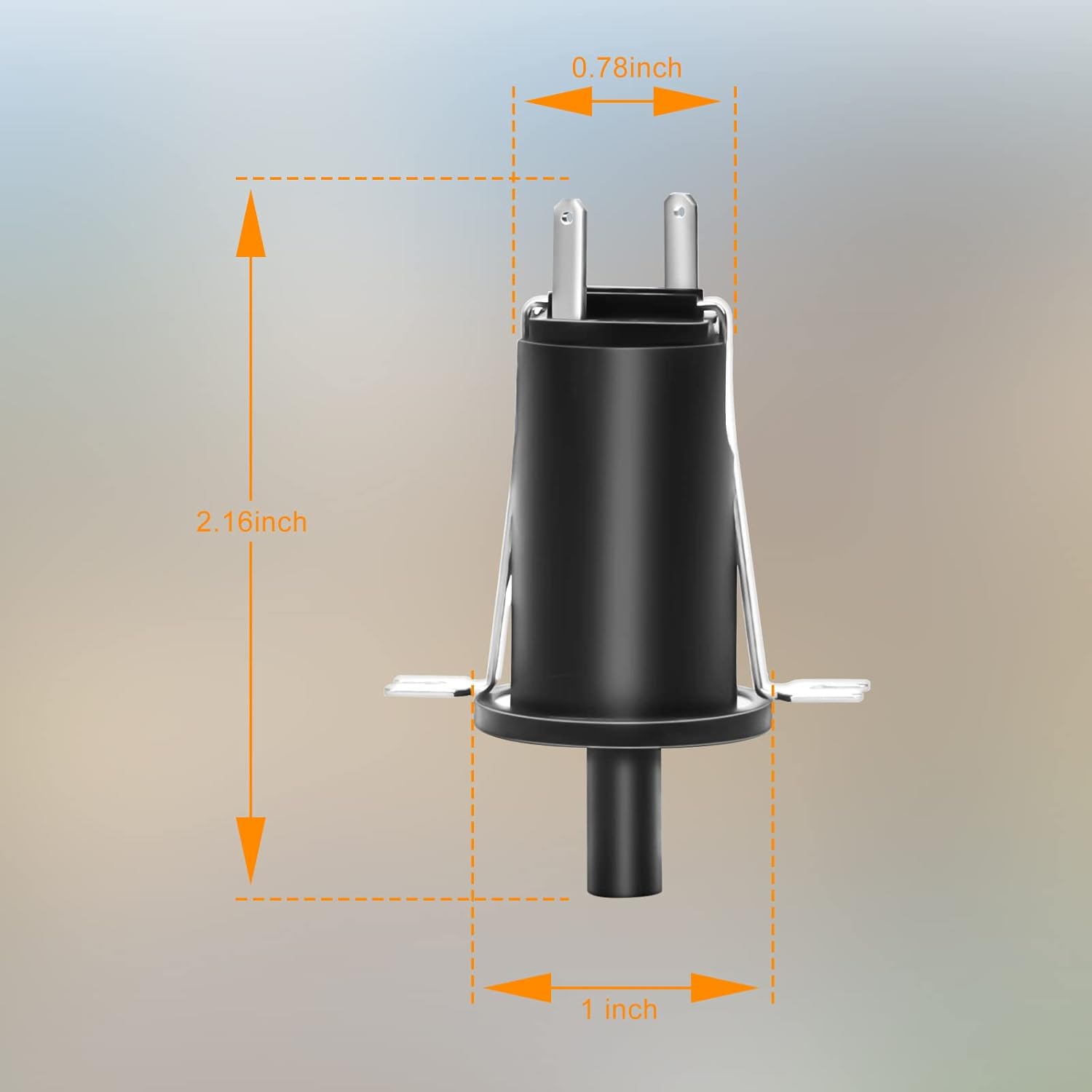 Tapa de tolvainterruptor de puerta pieza de repuesto para Masterbuilt Gravity Series 5608001050 Xl y parrilla digital de carbón y ahumador, 1 paquete