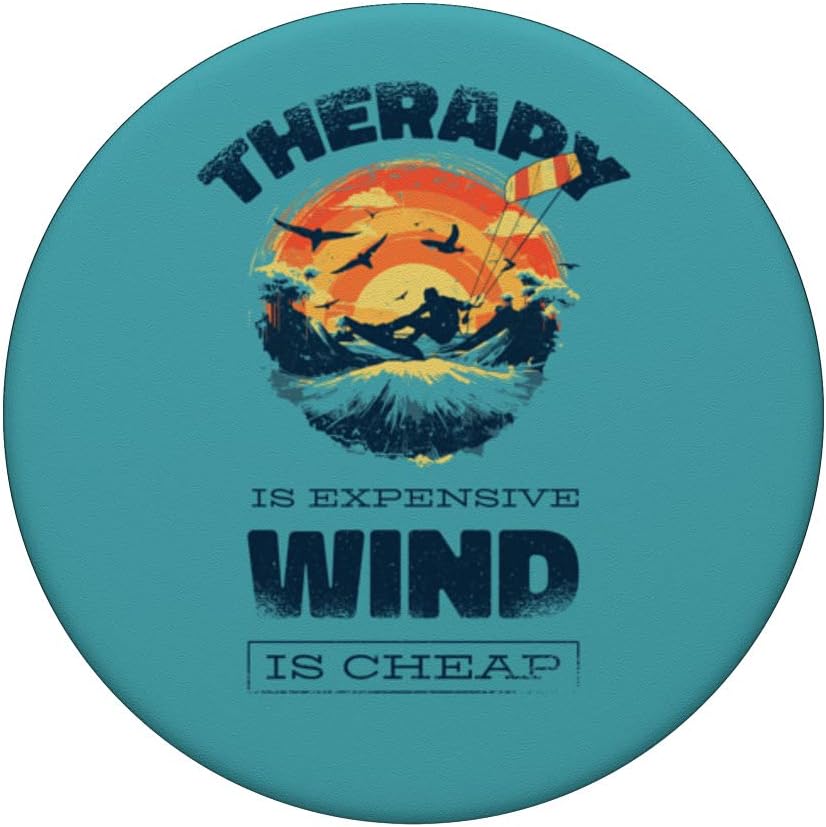 Kitesurfer Kiteboard Kitesurfing Kite-Surf funny Kitesurf PopSockets Standard PopGrip