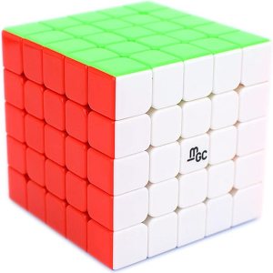 LiangCuber YJ MGC – Cubo de velocidad sin calcomanías de 5 x 5 M cubo magnético YongJun MGC de 5 x 5 x 5 pulgadas LiangCuber YJ MGC – Cubo de velocidad sin calcomanías de 5 x 5 M cubo magnético YongJun MGC de 5 x 5 x 5 pulgadas
