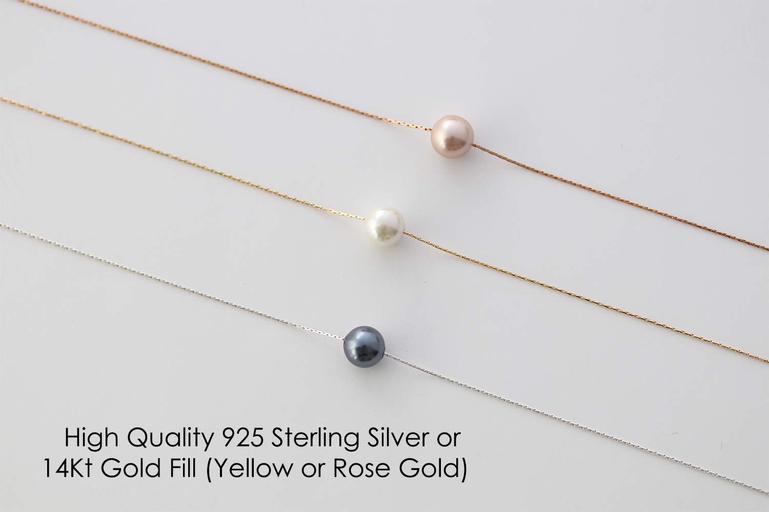 Personalized Bereavement Gifts for Loss of Father, Memorial Gifts, Necklace with Meaningful Message, Pearl Necklace for Women
