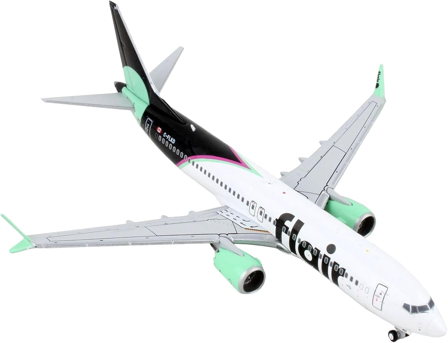 GeminiJets GJFLE2060 Flair Airlines Boeing 737 MAX 8 C-FLKD Escala 1400