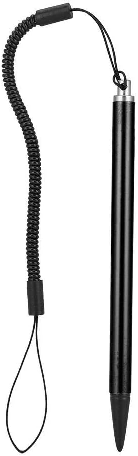 Wendry Bolígrafo resistente de punta dura compatible con todos los dispositivos de pantalla táctil resistiva, lápiz óptico resistente con cuerda de