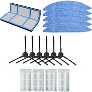 Hepa filtro lateral cepillo primario filtro de polvo fregona pad apto para ChuwiFit para Ilife V5 V5S V3 V3S V5 Pro X5 robot aspirador piezas Hepa filtro lateral cepillo primario filtro de polvo fregona pad apto para ChuwiFit para Ilife V5 V5S V3 V3S V5 Pro X5 robot aspirador piezas