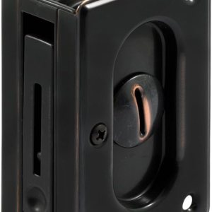 Prime-Line N 7368 Cerradura de privacidad para puerta de bolsillo con tirador, reemplaza las cerraduras de bolsillo viejas o dañadas rápida y Prime-Line N 7368 Cerradura de privacidad para puerta de bolsillo con tirador, reemplaza las cerraduras de bolsillo viejas o dañadas rápida y