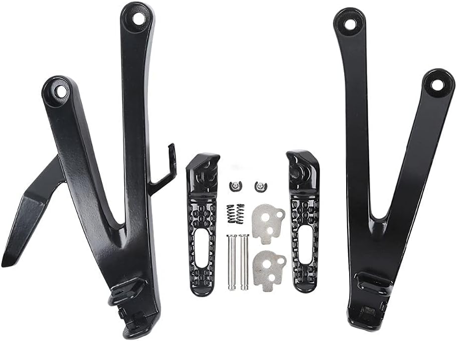 Reposapiés trasero Pedales Estriberas Juego de soportes para Honda CBR600RR 2007-2014 (parte trasera-3)