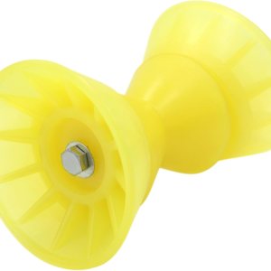 Tope de arco de 4″ para remolque de barco de poliuretano con eje de 12″, amarillo Tope de arco de 4″ para remolque de barco de poliuretano con eje de 12″, amarillo