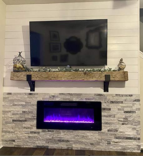 Premium Mantel Bracket Corbel 2 Pack, Heavy Duty Fireplace Shelf Bracket, Sturdy Supports and Easy Installation, Hand Made in USA (2, 6″ x 6″)