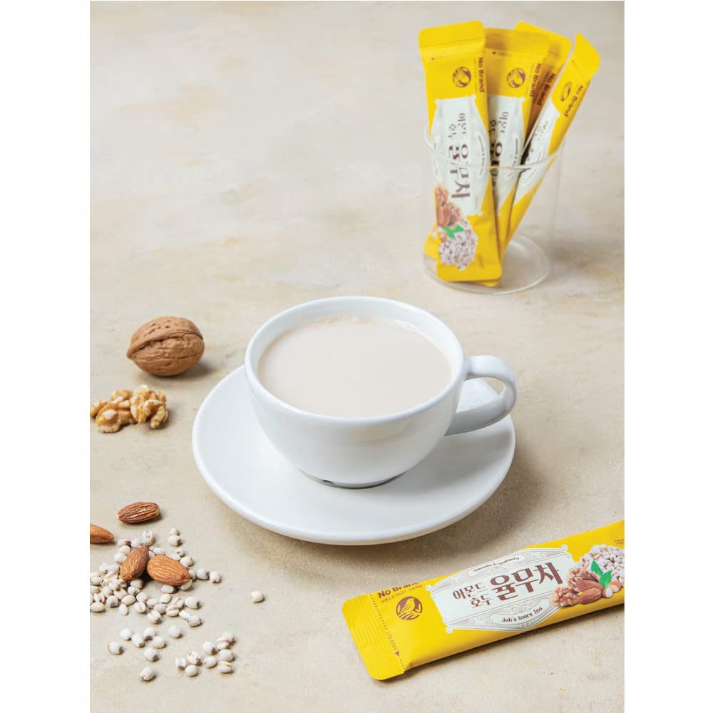 Almendra Nuez Adlay (Job’s Tear) Té en polvo 19.05 oz (0.63 oz x 30T) Té coreano saludable con ingredientes naturales