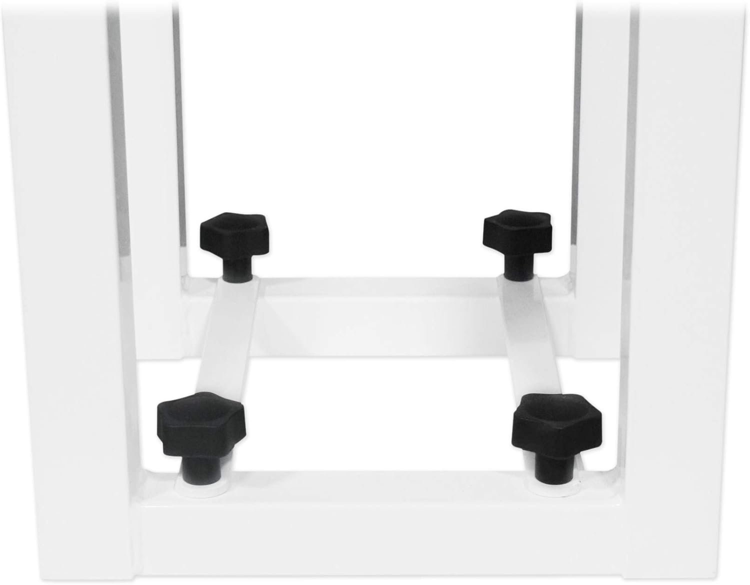 (2) Rockville RTP32W Totem – Soporte de luz de cabeza móvil + Scrims negro+blanco+bolsas de transporte para focos Chauvet Rogue R1X