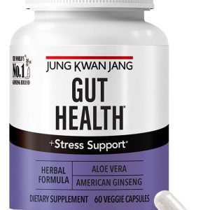 JUNG KWAN JANG JKJ – Soporte para la salud intestinal con aloe vera (833 mg) y Americang Ginseng para la salud intestinal, la digestión, la JUNG KWAN JANG JKJ – Soporte para la salud intestinal con aloe vera (833 mg) y Americang Ginseng para la salud intestinal, la digestión, la