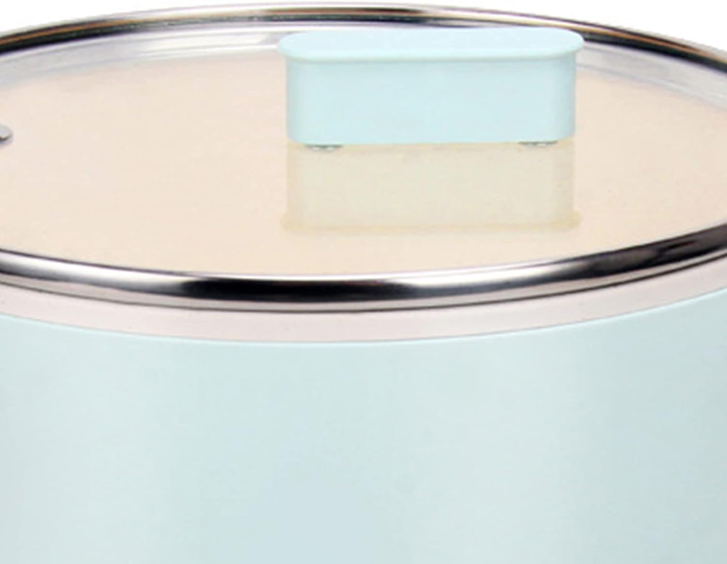 Arroceras, forro y tapa transparente, ideal para 2 personas, mini olla de arroz portátil con antiadherente