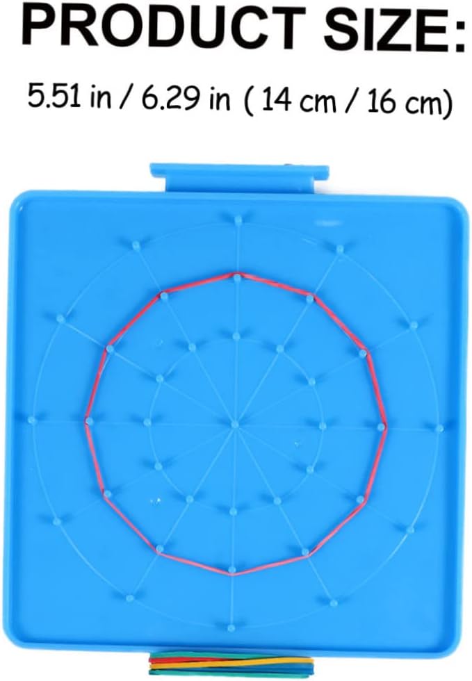 Operitacx 4 unids Peg Board Niños Juguetes Educativos Plato de Plástico Platos de Plástico Geometría Aprendizaje Geometría Manipulativos Plástico