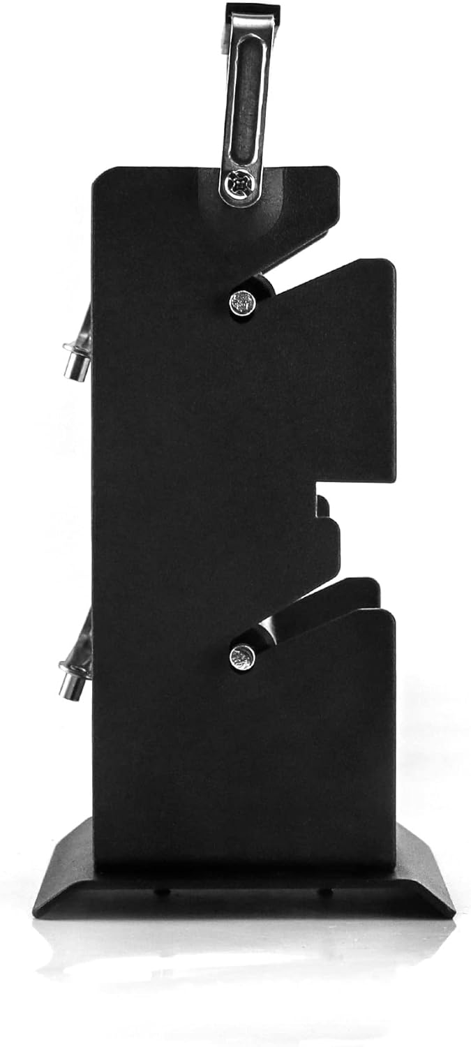 QWORK Soporte de carrete de soldadura de carrete de soldadura doble, Dispensador de carrete de soporte de rollo ajustable, Herramienta de soldadura