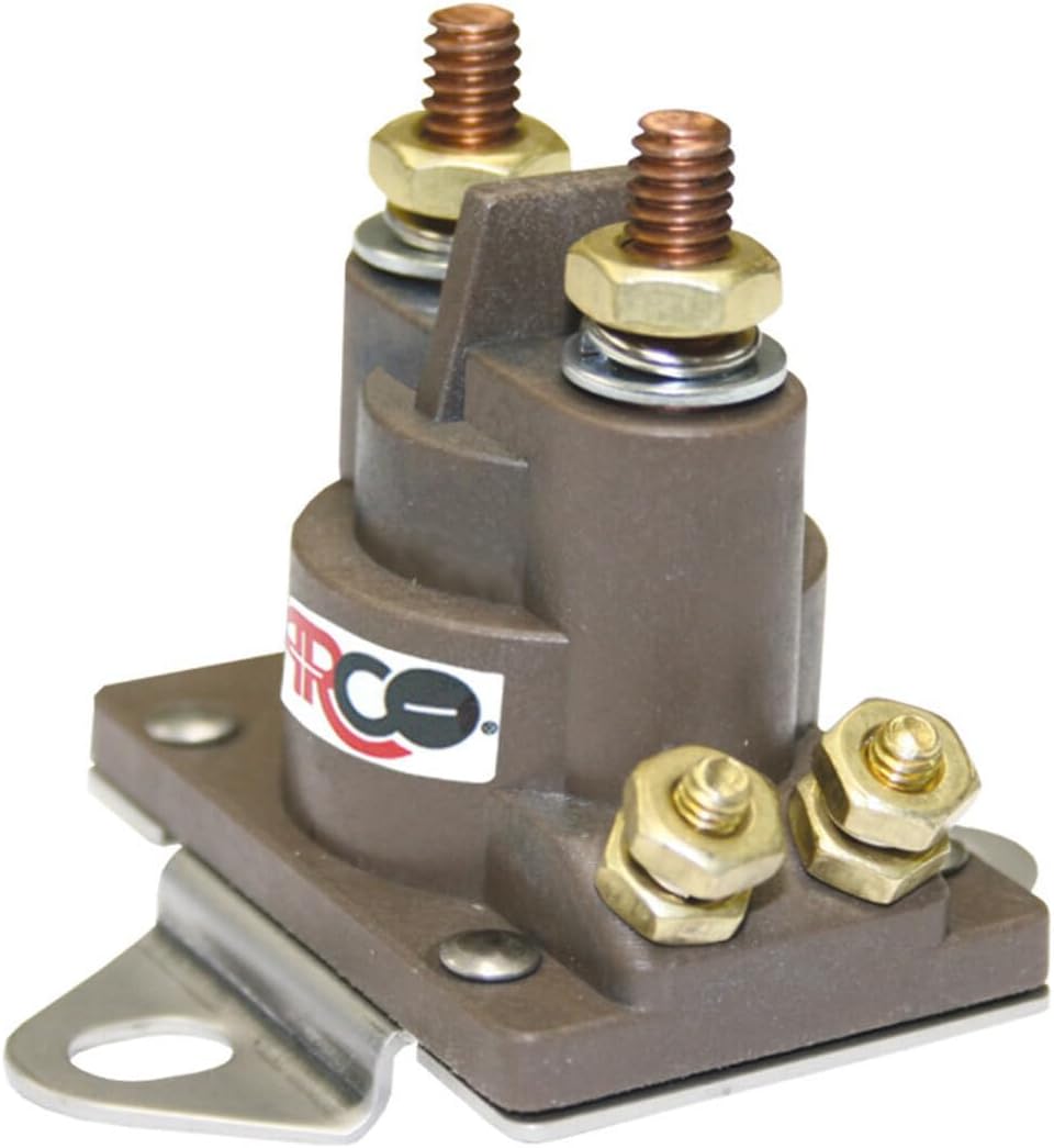 Arco Starting & Charging SW058HD – Solenoide resistente para Mercury y Mercruiser – 12 voltios, base aislada