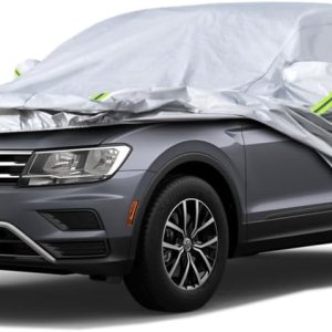 Koukou Funda para automóvil SUV de ajuste personalizado Volkswagen Tiguan de 2020 a 2022, impermeable para todo tipo de clima para automóviles, Koukou Funda para automóvil SUV de ajuste personalizado Volkswagen Tiguan de 2020 a 2022, impermeable para todo tipo de clima para automóviles,