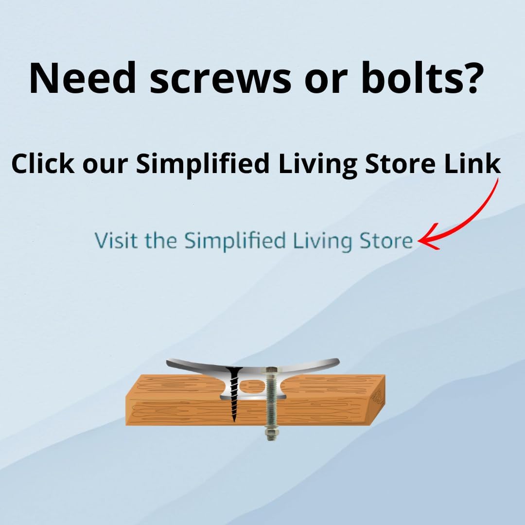 Simplified Living – Tacos de muelle de 4 pulgadas  Hierro fundido galvanizado resistente a la intemperie de 4 pulgadas para embarcaciones para
