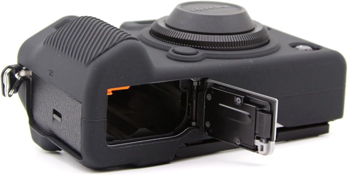 Rieibi Fuji XT5 X-T5 – Funda protectora de silicona suave para cámara Fujifilm XT5 X-T5, funda ligera para cámara Fuji X-T5, color negro